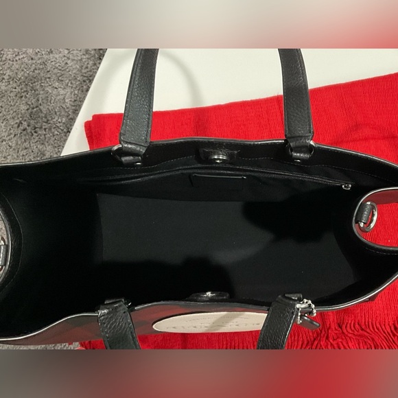 Coach plaid tote with matching wallet - Picture 5 of 16